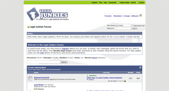 Desktop Screenshot of legaljunkies.com