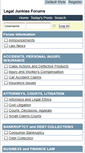 Mobile Screenshot of legaljunkies.com